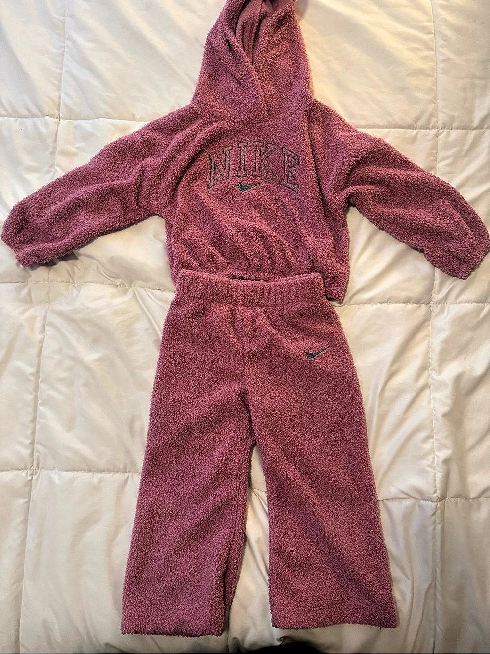 Toddler Nike Pink Fleece Hoodie & Pants Set -Size 3T